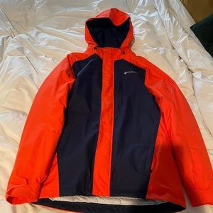 Men’s Columbia 3 in 1 Snow Ski Jacket Insulated Size S